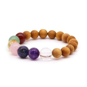 Pulsera de Cedro y 7 Chakras